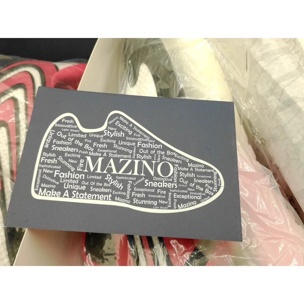 Mazino‎ Krypton Sneakers Black, Red and White Size 11 Brand New